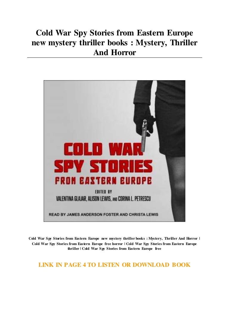 Cold War Spy Stories from Eastern Europe new mystery thriller books