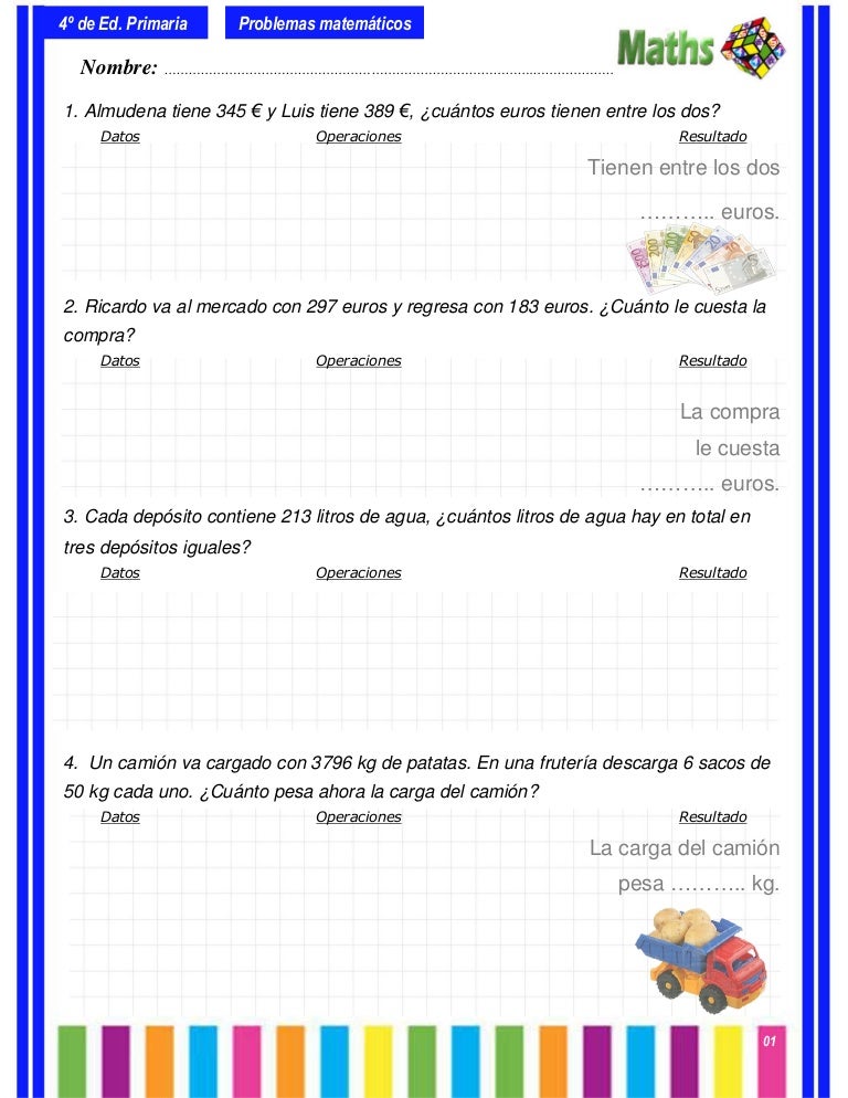 Colección de-problemas-4º-primaria Colección de-problemas-4º-primaria