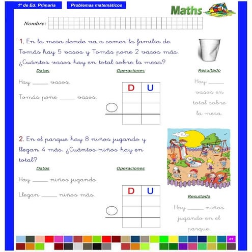 Colección de-problemas-para-1º-de-primaria