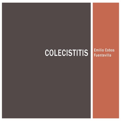 Colecistitis