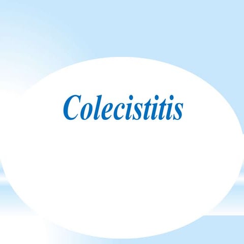 DIAGNOSTICO Y TRATAMIENTO COLECISTITIS AGUDA
