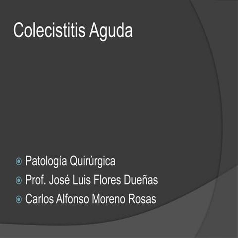 Colecistitis aguda