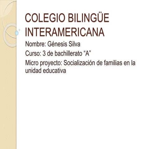 Colegio bilingüe interamericana