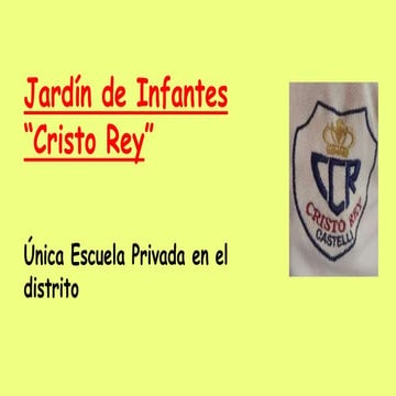 Colegio  Cristo Rey - Kindergarten