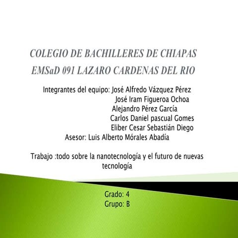 Colegio de bachilleres de chiapas