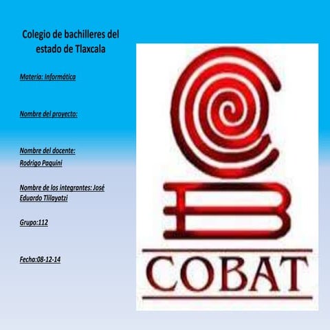 Colegio de bachilleres del estado de tlaxcala1