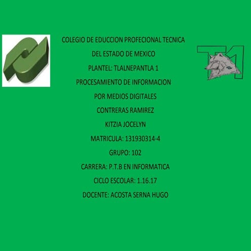 Colegio de educacion profesional tecnica del estado de mexico