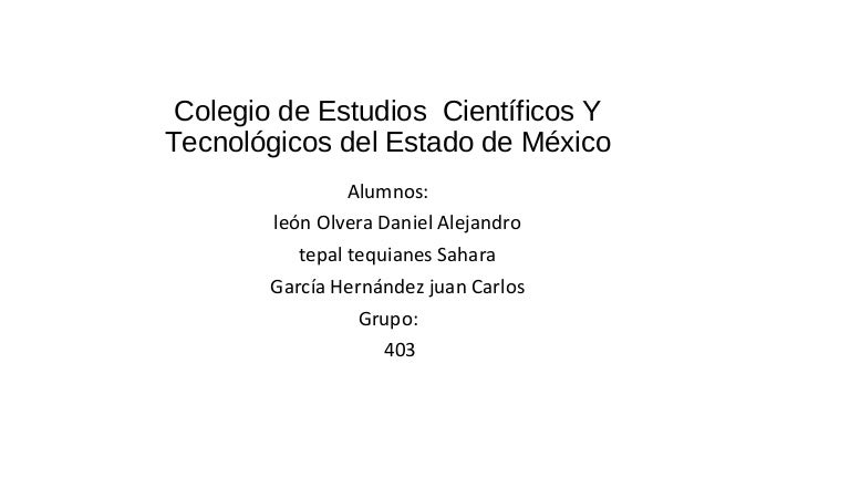 Colegio de estudios científicos y tecnológicos del estado