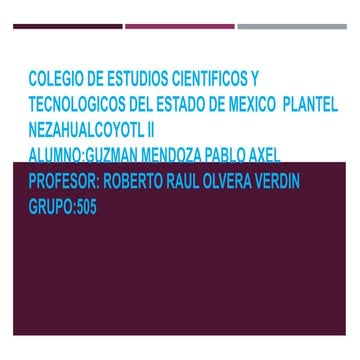 Colegio de estudios cientificos y tecnologicos del estado