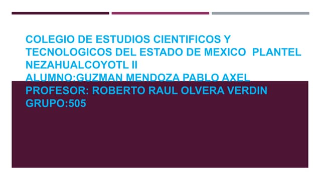 Colegio de estudios cientificos y tecnologicos del estado