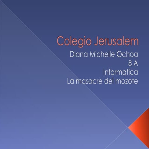 Colegio jerusalem