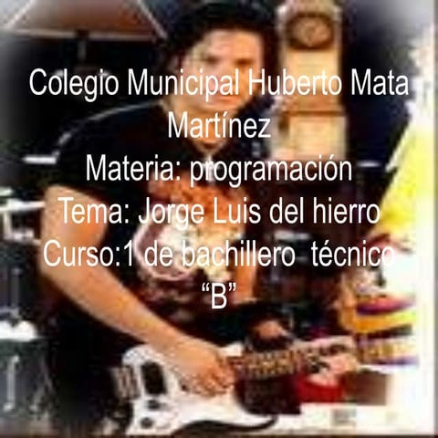 Colegio municipal huberto mata martínez