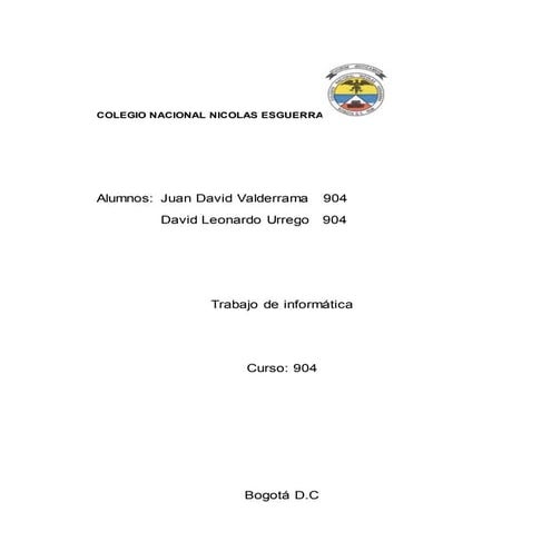 Colegio nacional nicolas esguerra