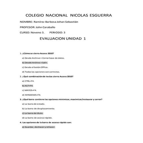 Colegio nacional  nicolas esguerra c