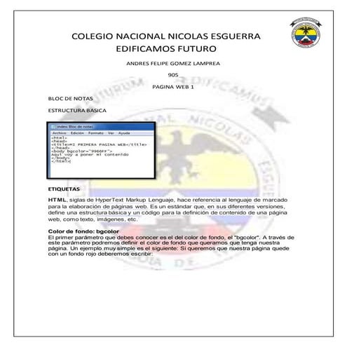 Colegio nacional nicolas esguerra                                       edifi...