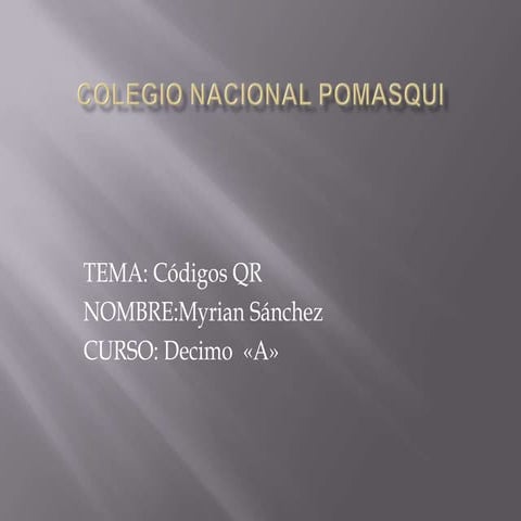 Colegio nacional pomasqui