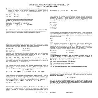 FISICA - CAIDA LIBRE