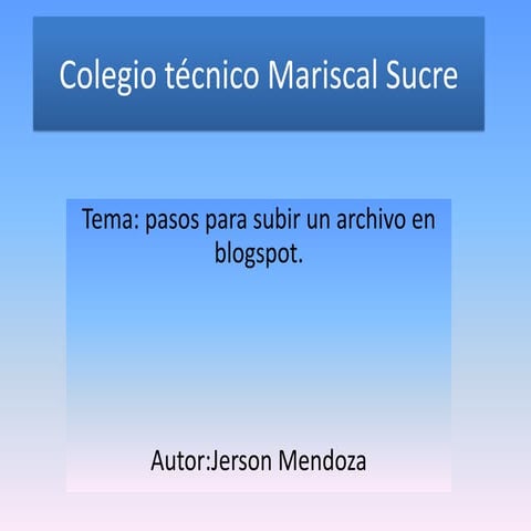 Colegio técnico mariscal sucre