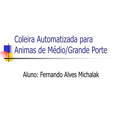 Análise e Projeto de Sistemas - Coleira automatizada para cães