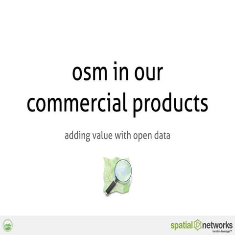 Using OSM in Commercial Apps