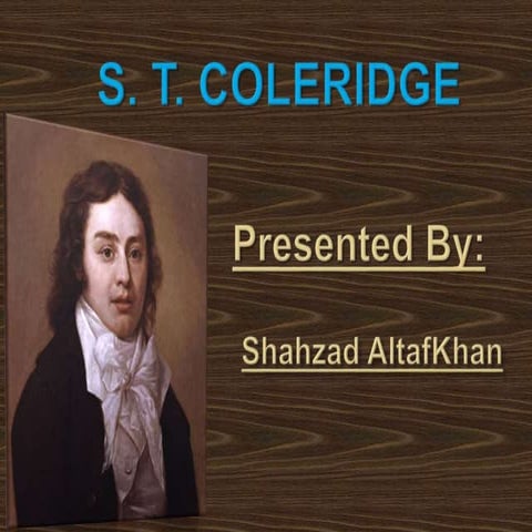 Samuel Coleridge - Biographia Literaria chapter 15