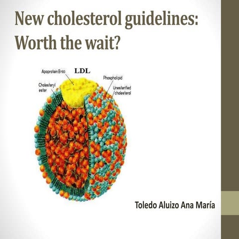 New Cholesterol guidelines: Worth the wait?