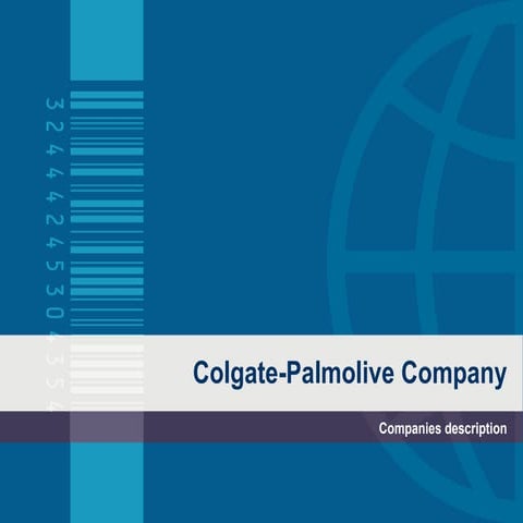 Colgate palmolive ppt