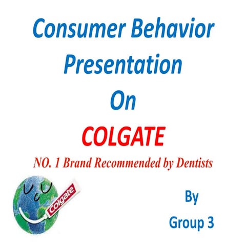 Colgate consumer behaviour