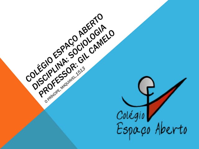 O Príncipe - Maquiavel