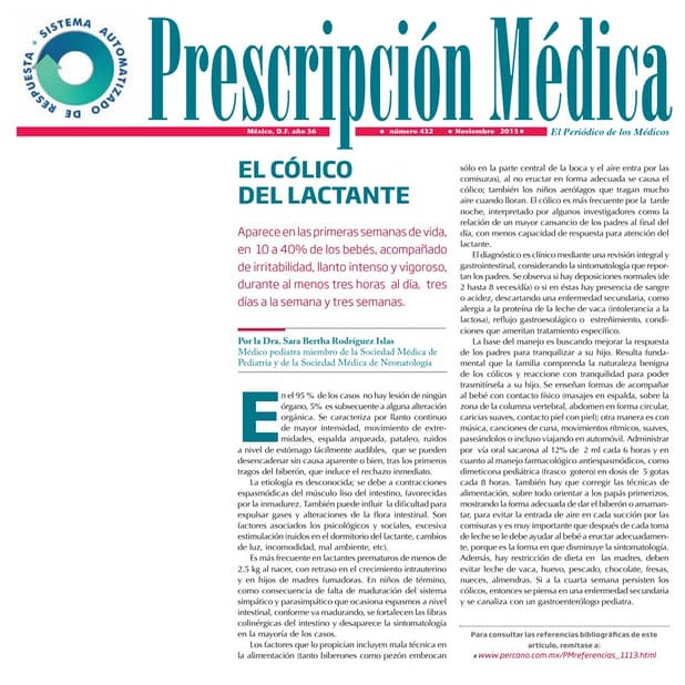 COLICO EN EL LACTANTE 