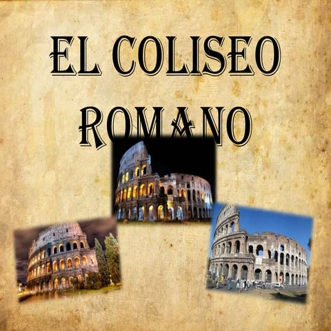 Coliseo romano