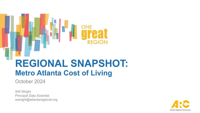 Cost of Living Snapshot - October 2024 Update