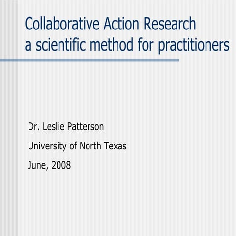 Collaborative Action Research