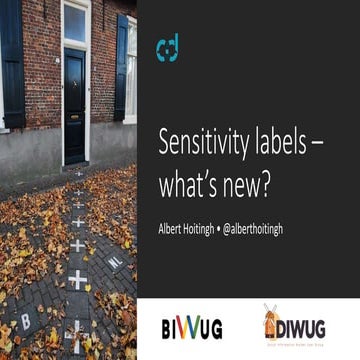 CollabDays BeNeLux Sensitivity labels: what's new