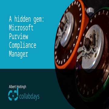 CollabDays Bletchley Park 2024 - Compliance Manager
