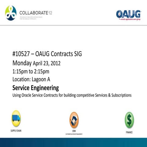 Basics of oracle service contracts | DOC