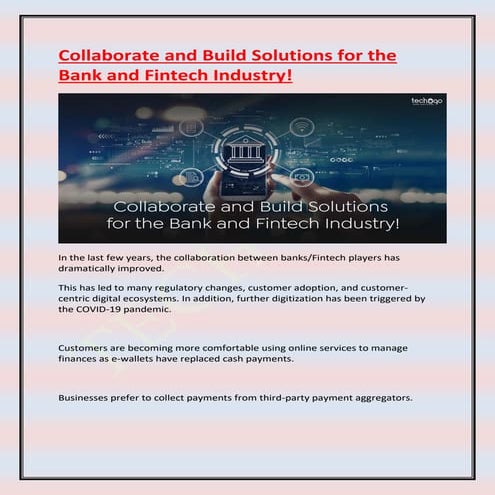 Collaborate and Build Solutions for the Bank and Fintech Industry.pdf