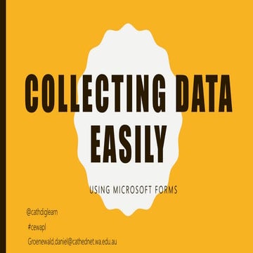 Collecting Data Easily with Microsoft Forms | PPT