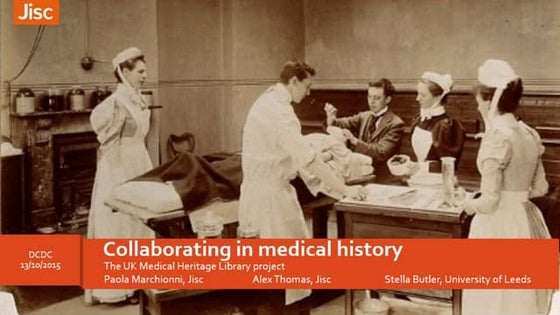 Collaborating in medical history at DCDC15