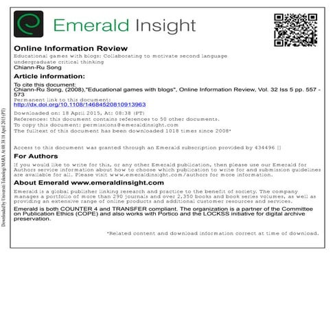 Collaborating to motivate second language