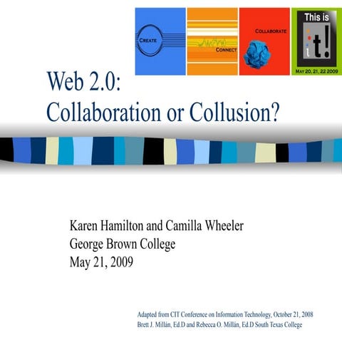 Collaboration or Collusion