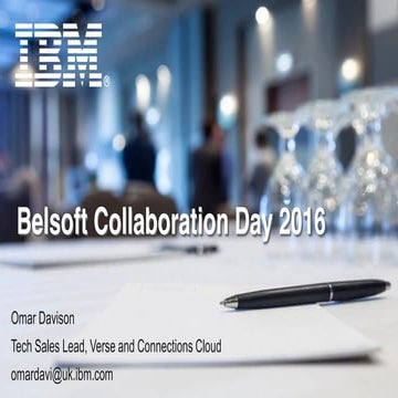 Collaboration day 2016   - Keynote