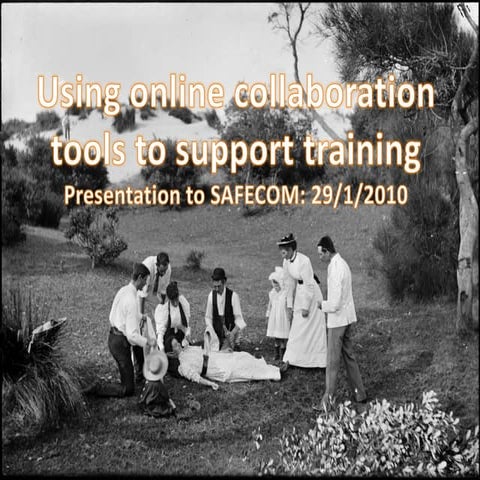 Online Collaboration In Learning   Emergency Services