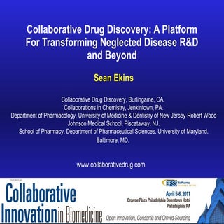 Collaborative Drug Discovery: A Pla...