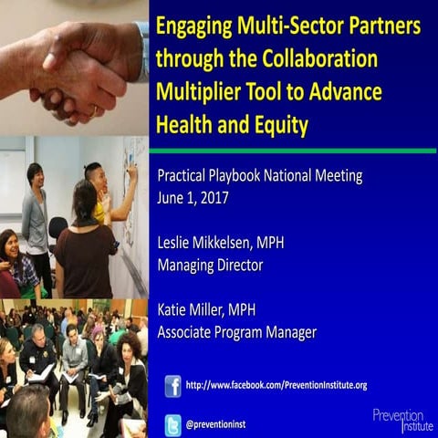 Engaging Multi-Sector Partners through the Collaboration Multiplier Tool to A...