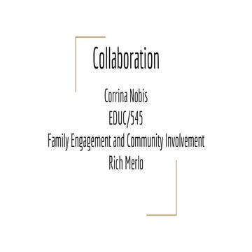 Collaboration presentation assignment