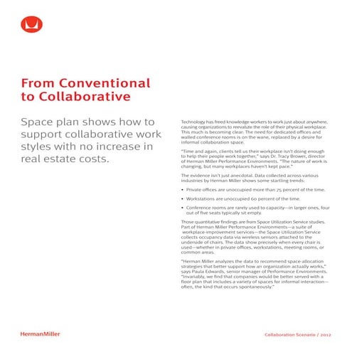 Collaboration scenario