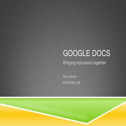 How to use Google Docs | PPTX