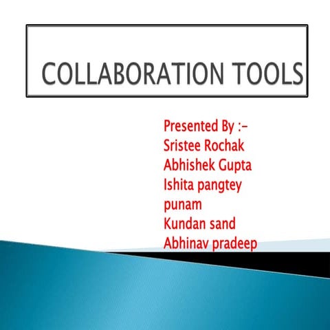Collaboration tools | PPTX