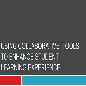Collaboration tools for student